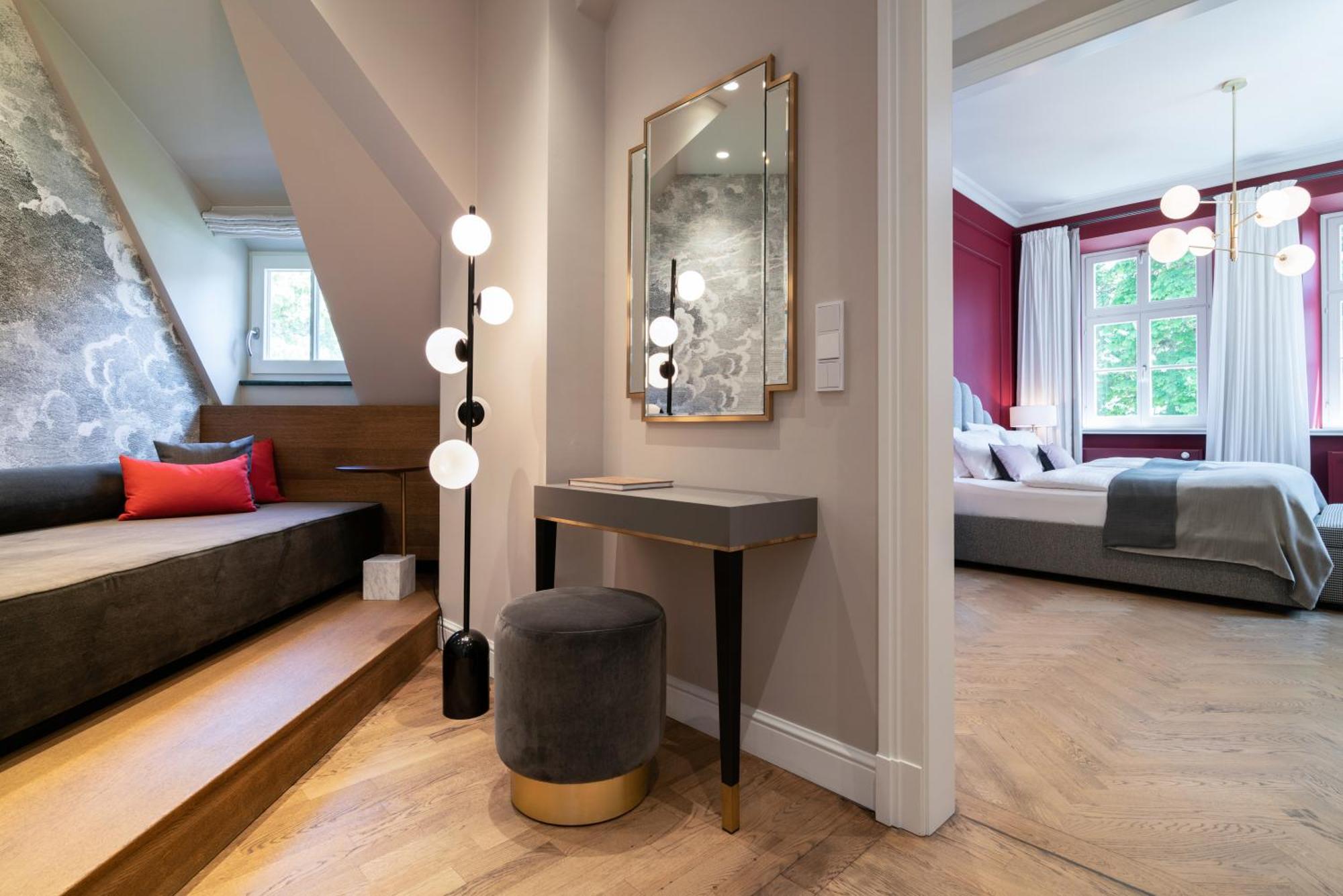 Das טגרנסה מראה חיצוני תמונה A suite at the Hotel Axelmannstein
